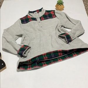 Plaid Pullover